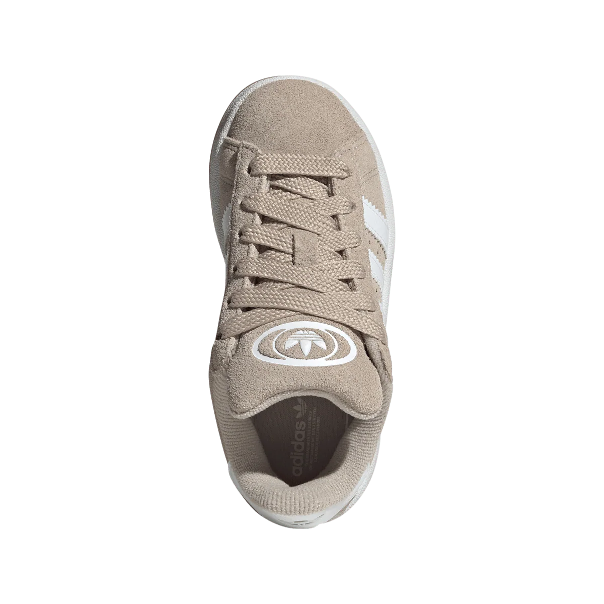 Adidas Campus 00s Camp Wonder Beige Cloud White Gum (PS) - Image 3