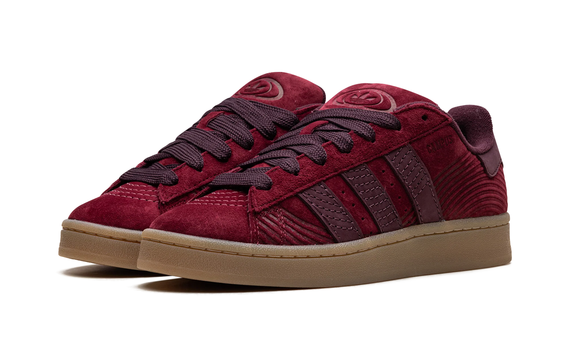 Adidas Campus 00s Japanese Rock Garden Burgundy - Image 2