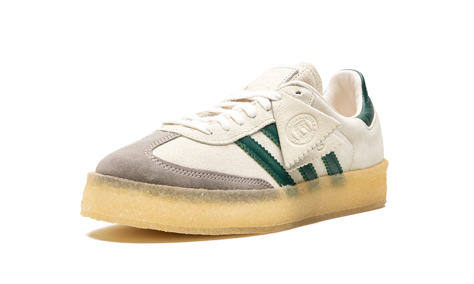 Adidas Clarks 8th Street Samba by Ronnie Fieg Chalk White Green - Image 4