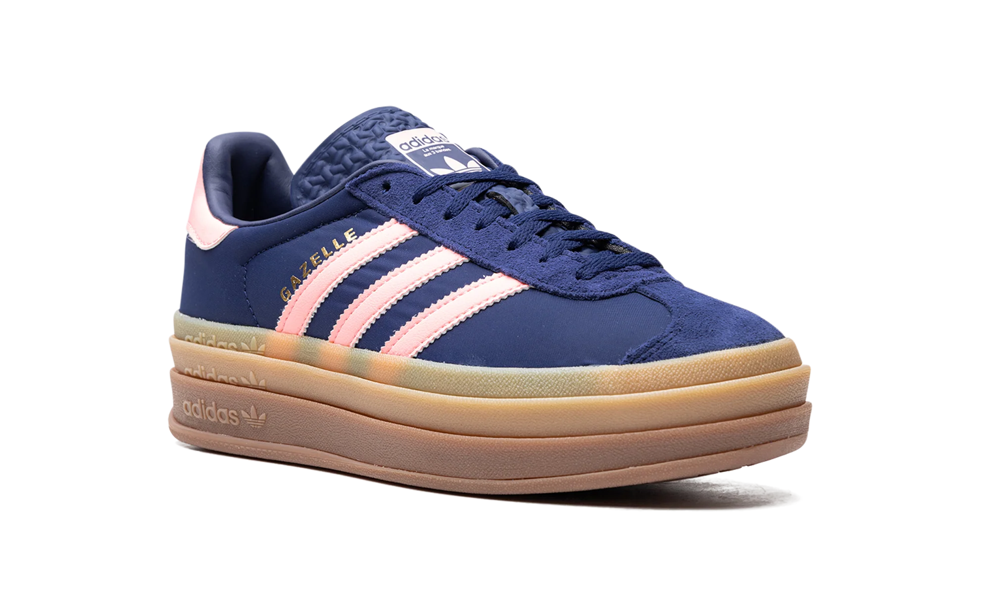 Adidas Gazelle Bold Dark Blue Pink Spark - Image 7
