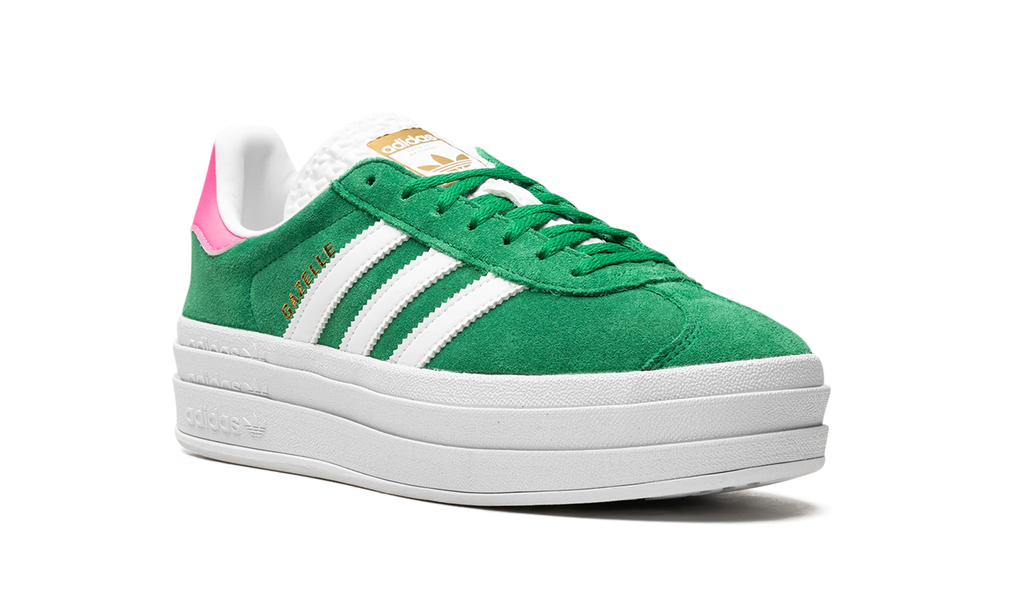 Adidas Gazelle Bold Green Lucid Pink - Image 7
