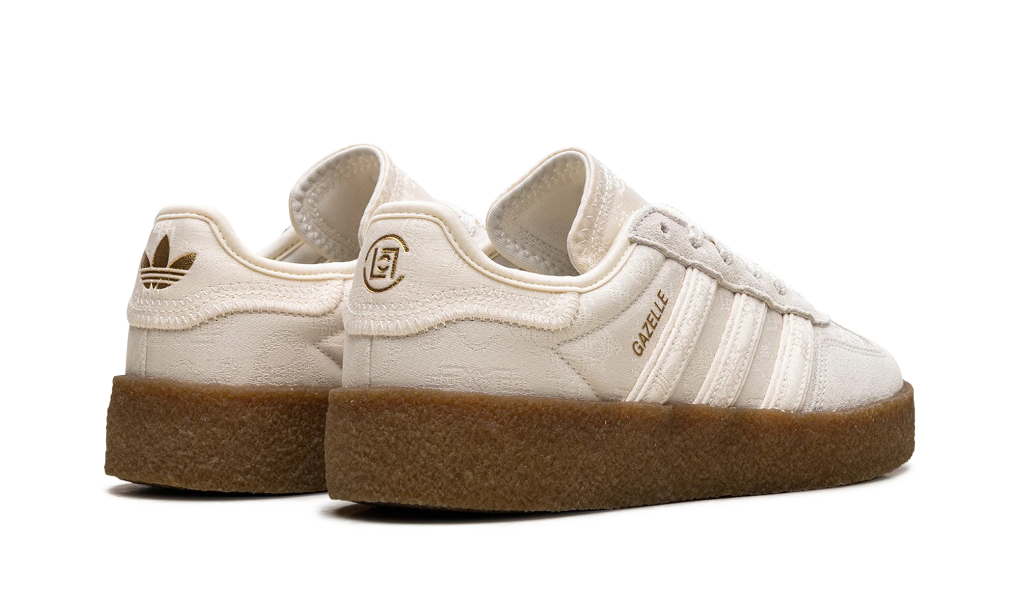 Adidas Gazelle Crepe CLOT By Edison Chen Crew White - Image 3