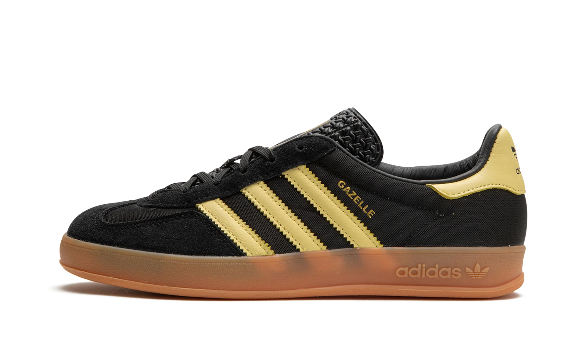 Adidas Gazelle Indoor Black Almost Yellow Gum