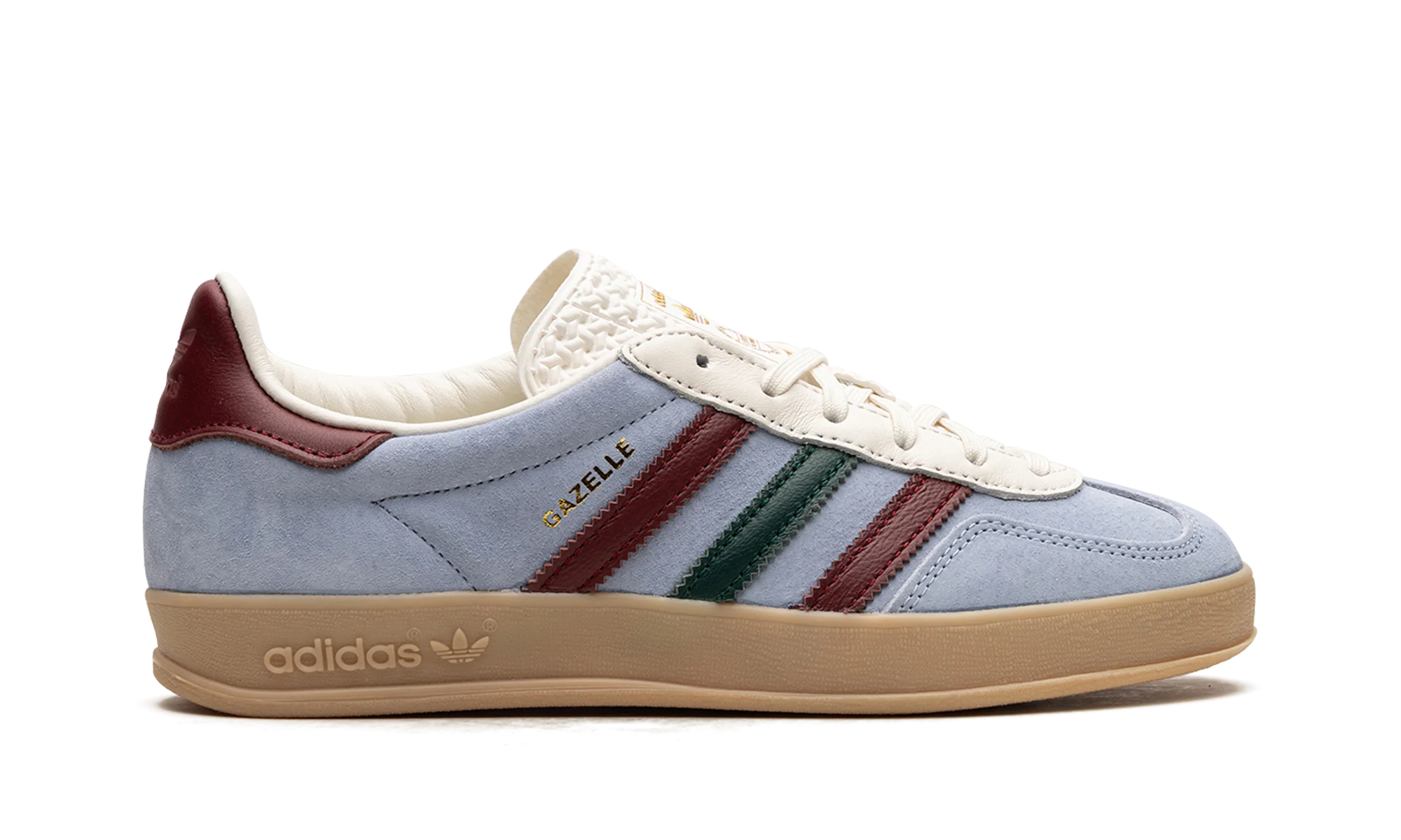 Adidas Gazelle Indoor Blue Dawn Collegiate Burgundy - Image 6