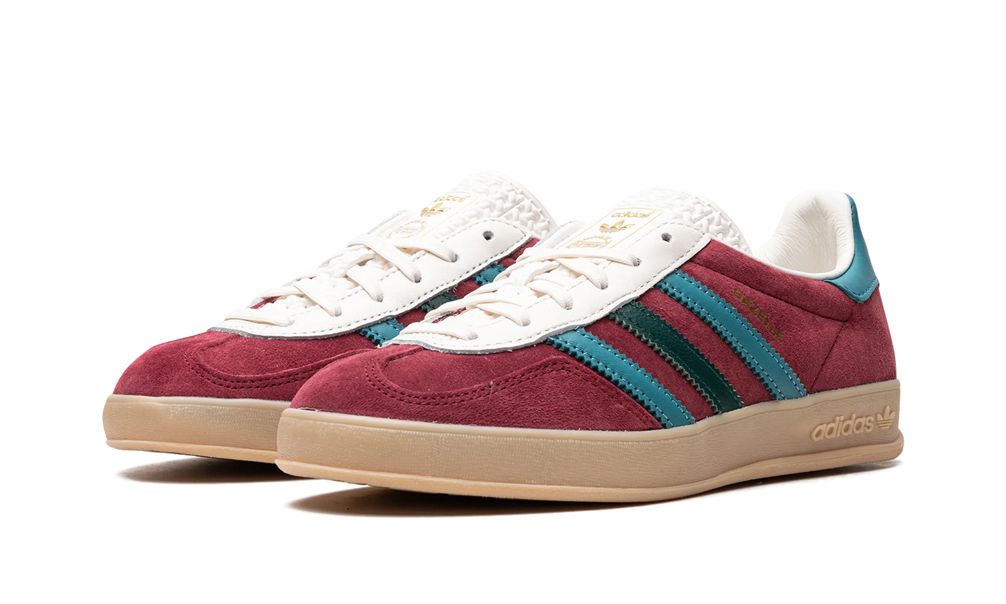Adidas Gazelle Indoor Collegiate Burgundy Arctic Fusion - Image 2
