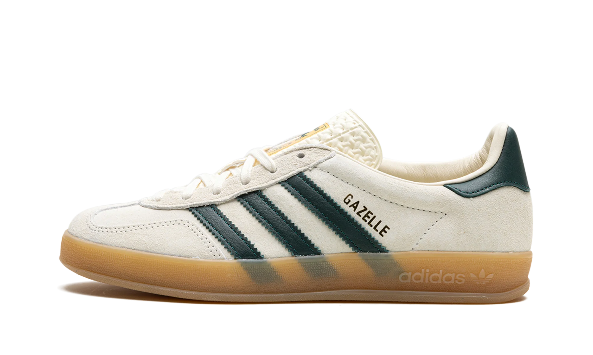 Adidas Gazelle Indoor Cream White Collegiate Green Gum