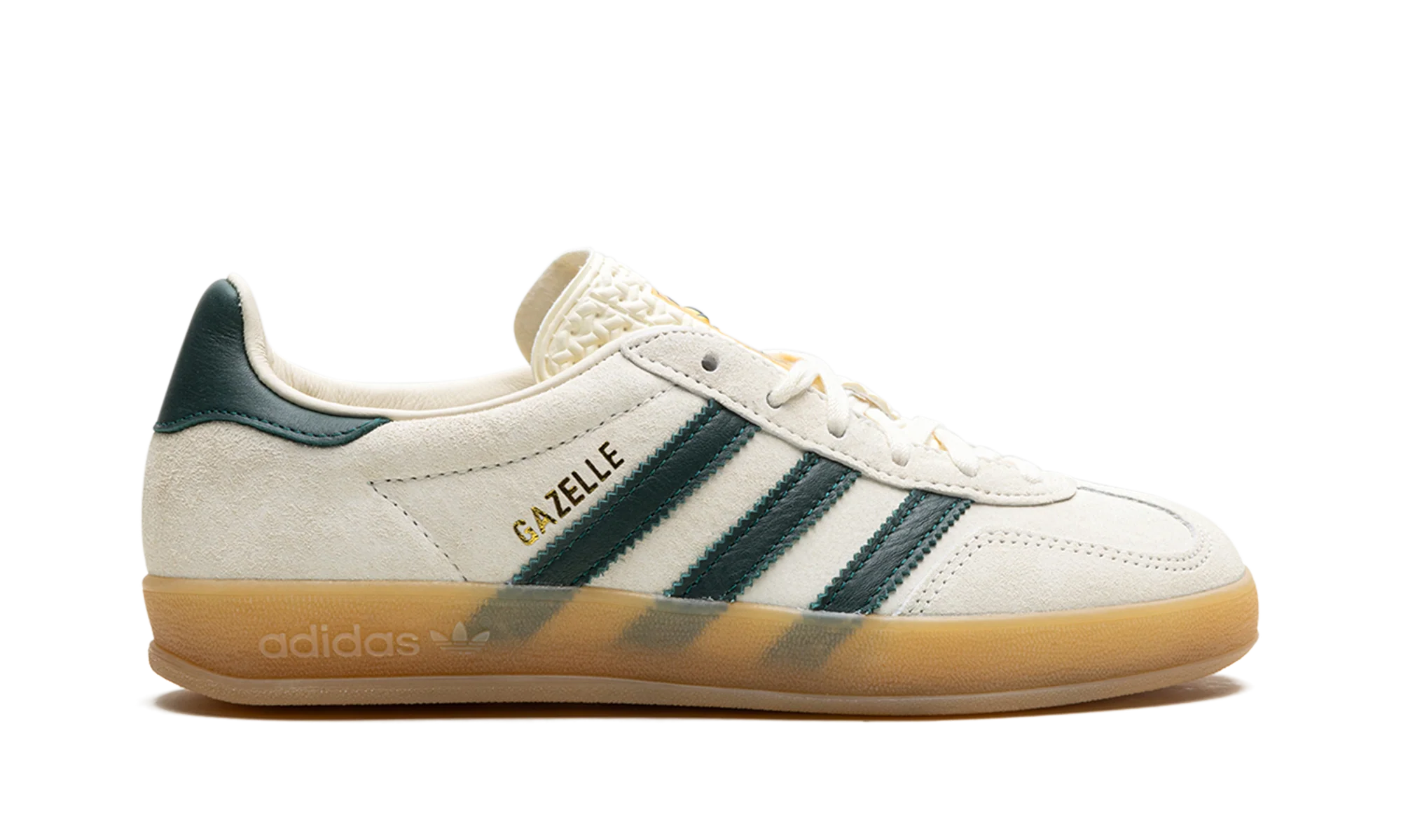 Adidas Gazelle Indoor Cream White Collegiate Green Gum - Image 6