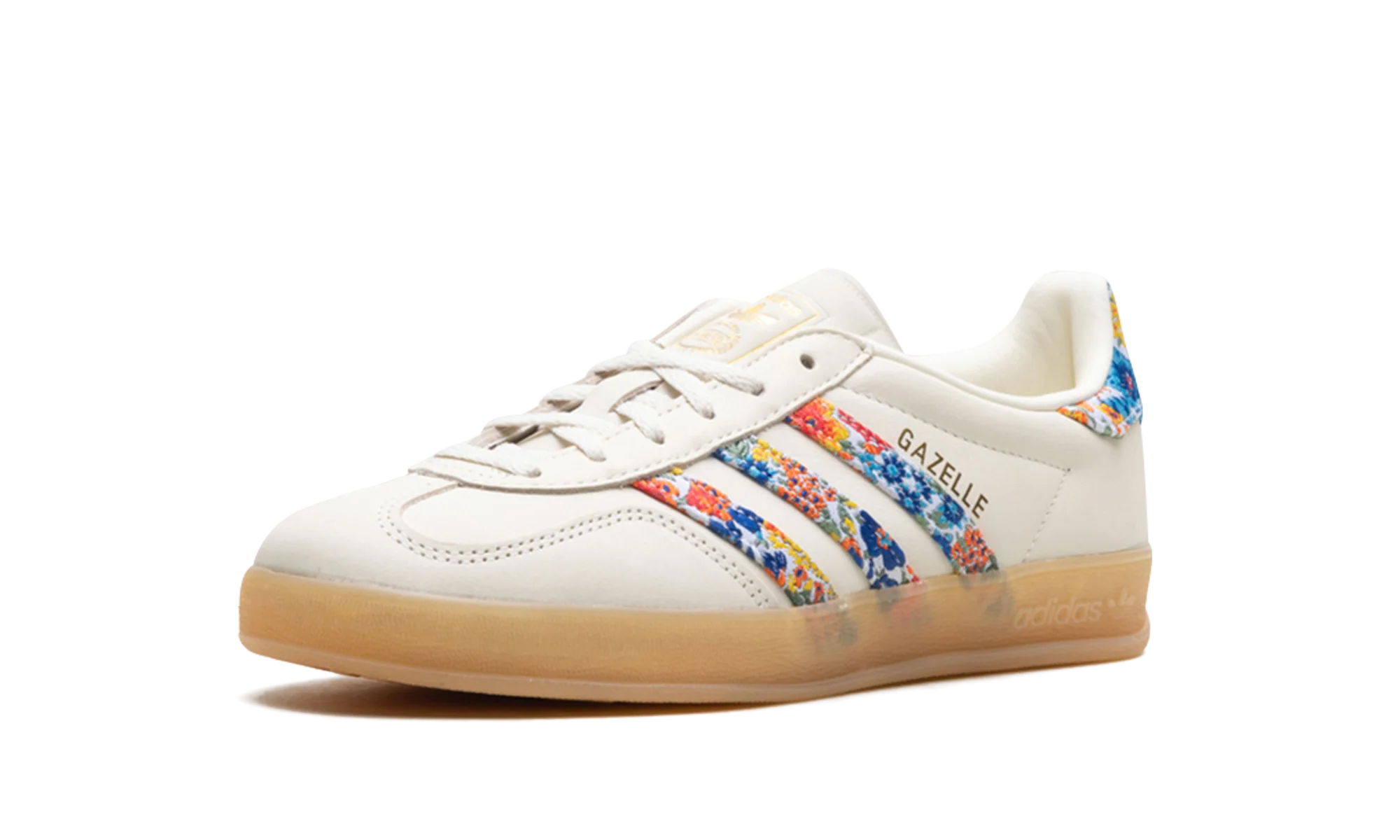 Adidas Gazelle Indoor Liberty London Floral Embroidery Stripes - Image 4