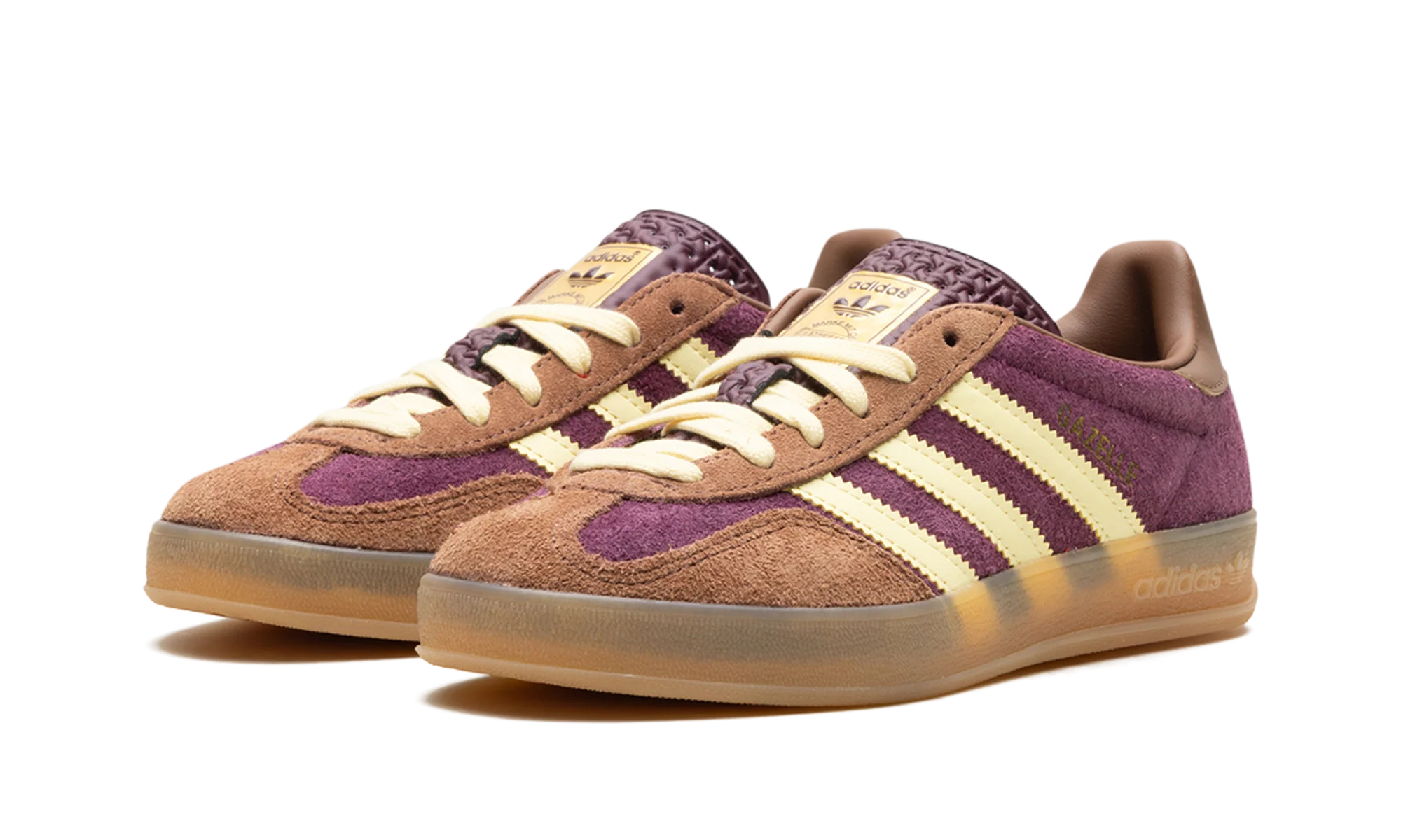 Adidas Gazelle Indoor Maroon Almost Yellow - Image 2