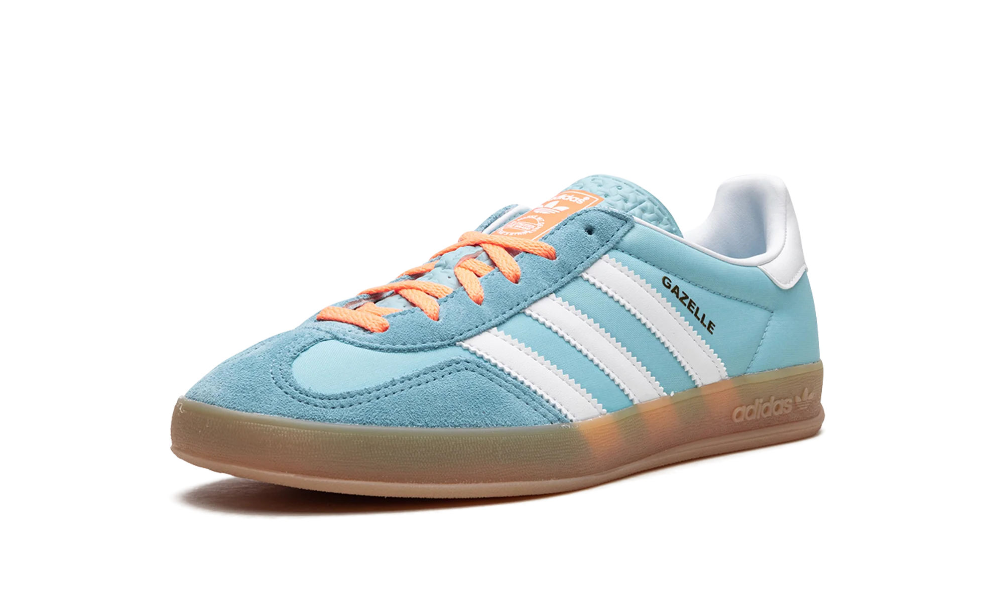 Adidas Gazelle Indoor Preloved Blue White Gum - Image 4