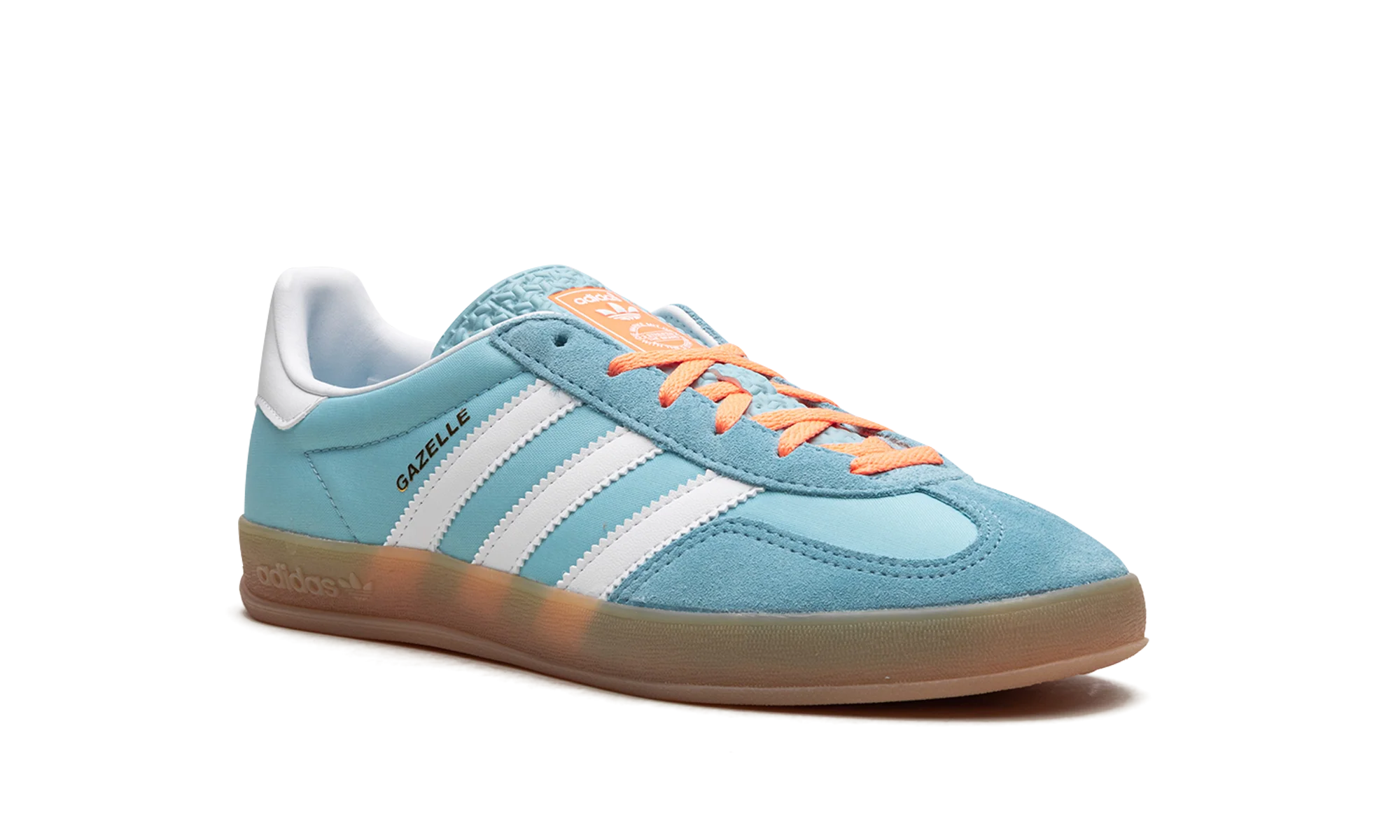 Adidas Gazelle Indoor Preloved Blue White Gum - Image 7