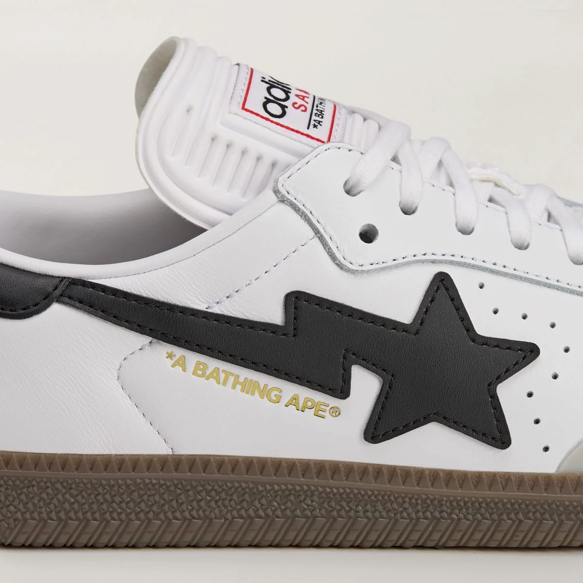 Adidas Samba Bape White Black Gum - Image 8