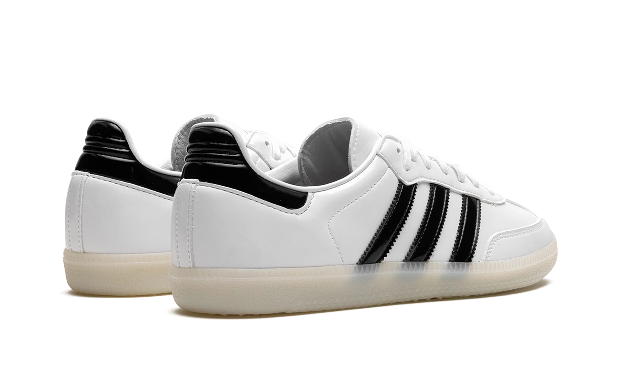 Adidas Samba Jason Dill White Black Patent - Image 3