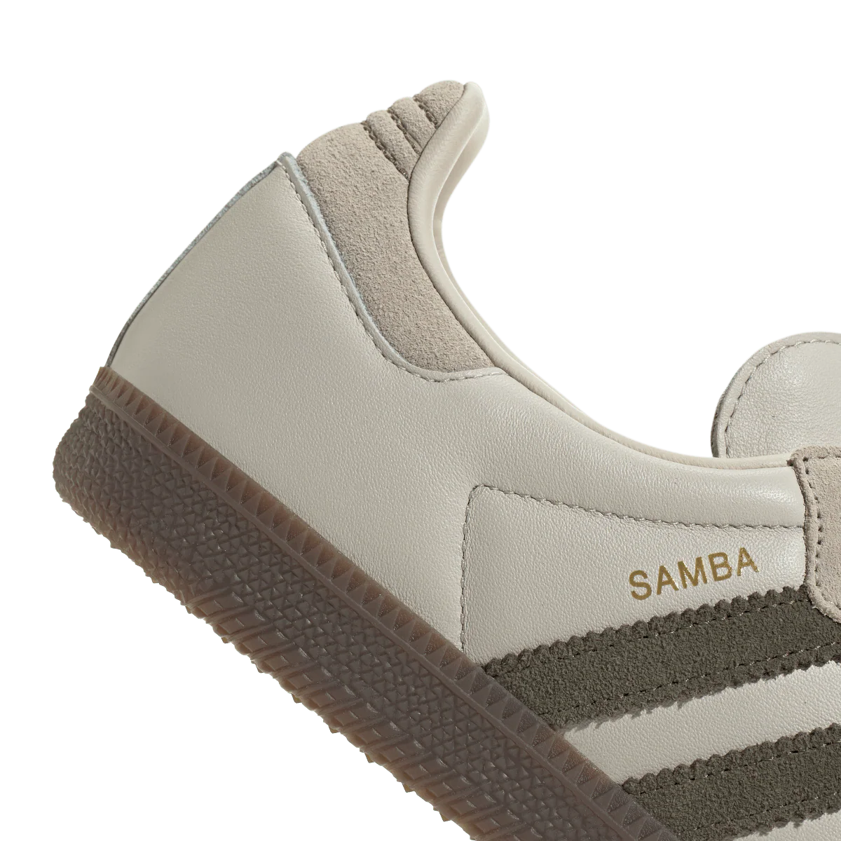 Adidas Samba OG Aluminum Dark Khaki - Image 8