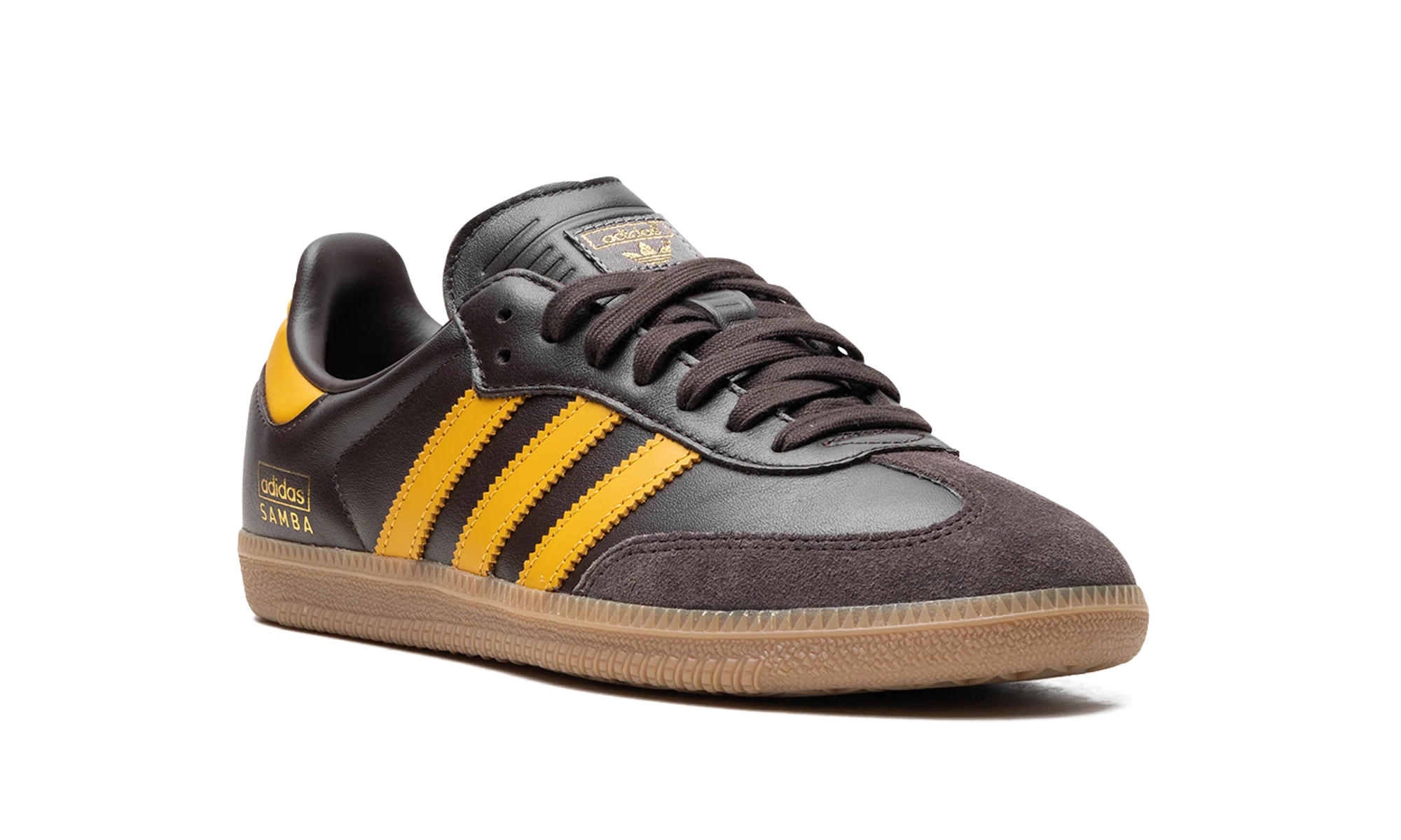Adidas Samba OG Dark Brown Preloved Yellow - Image 7