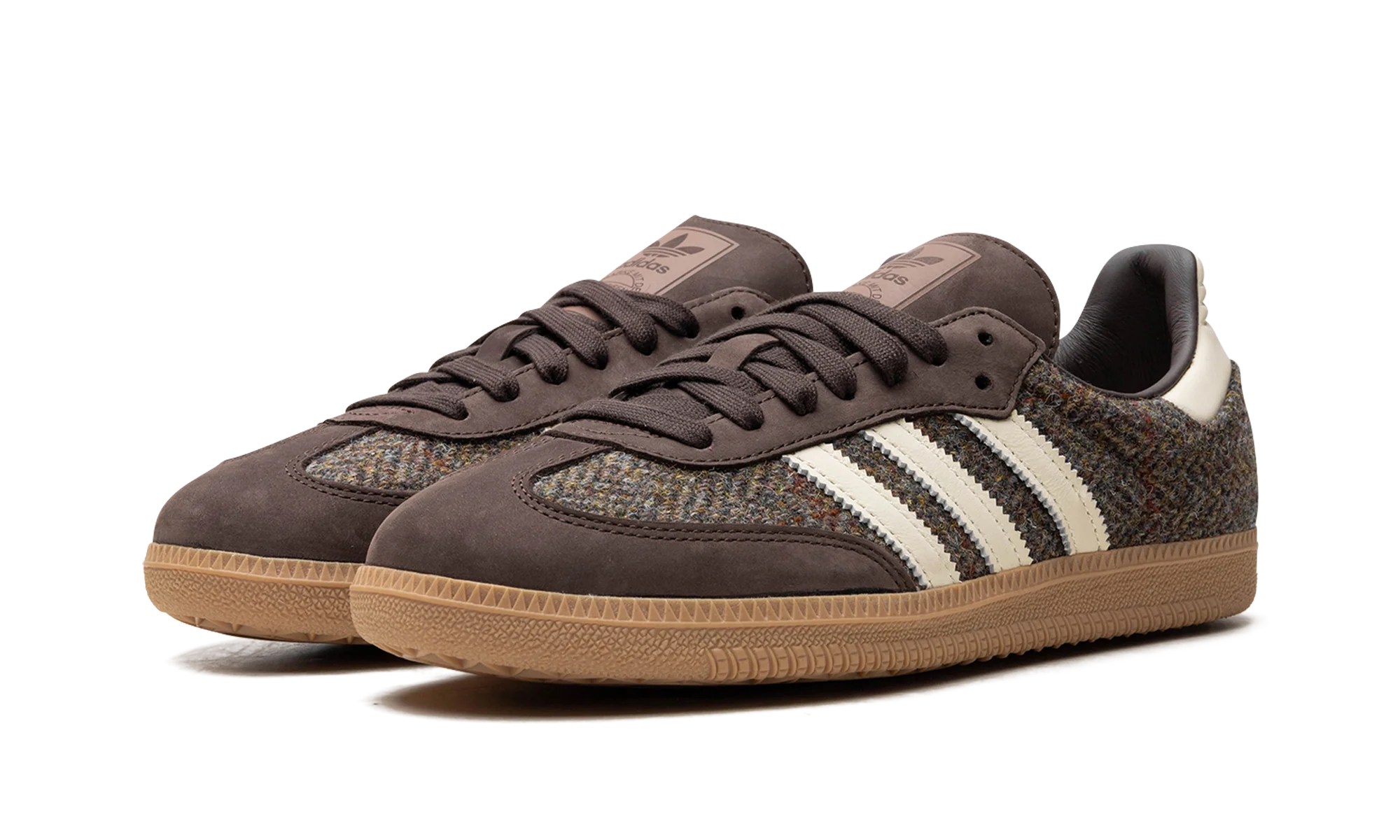 Adidas Samba OG Dark Brown Tweed - Image 2