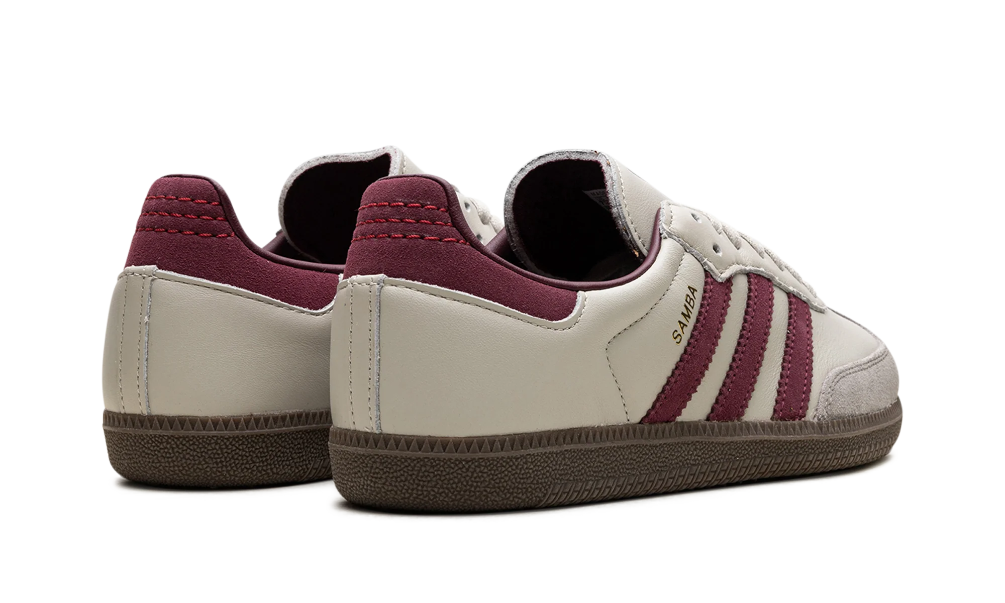 Adidas Samba OG Putty Grey Maroon - Image 3