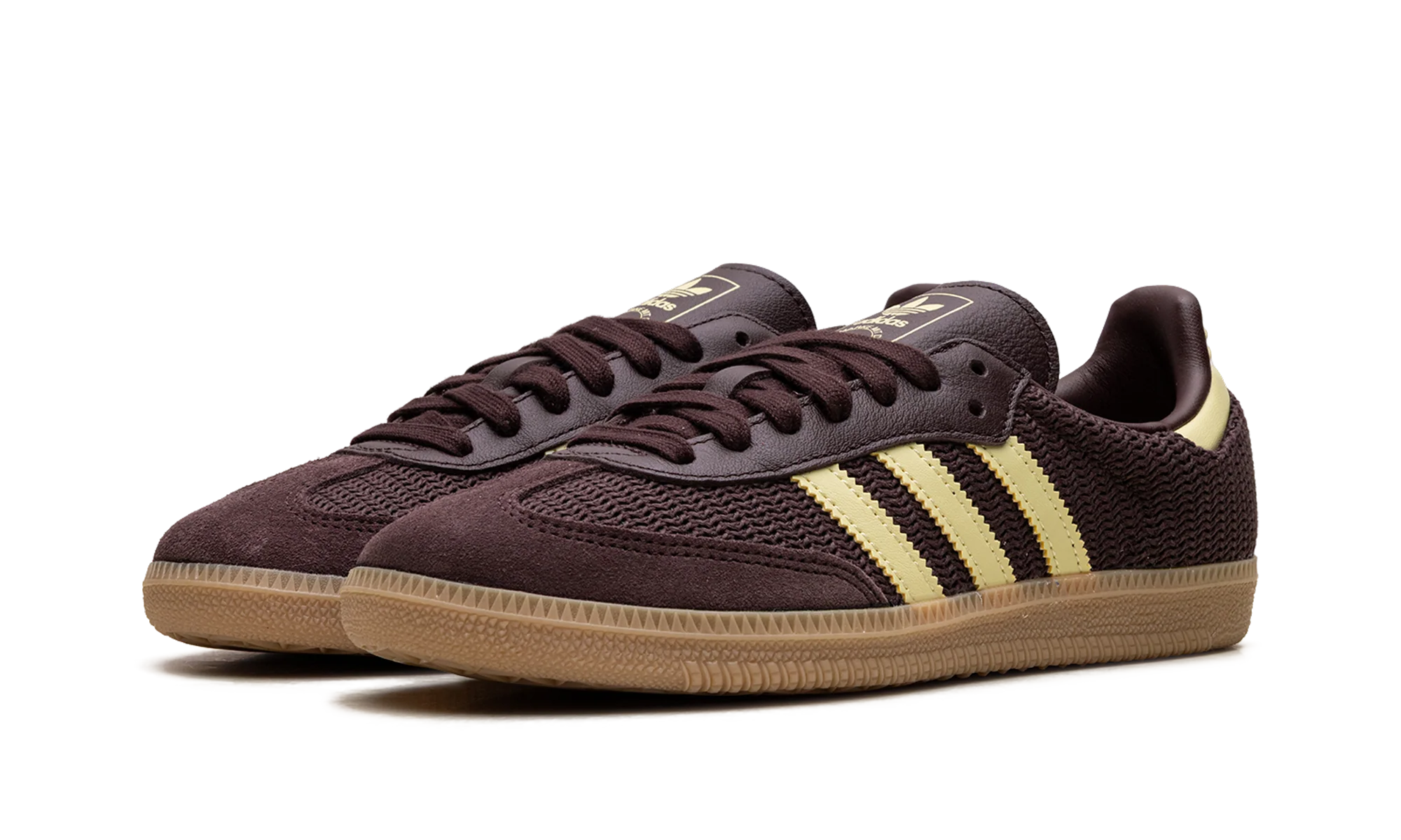 Adidas Samba OG Shadow Brown Powder Yellow - Image 2