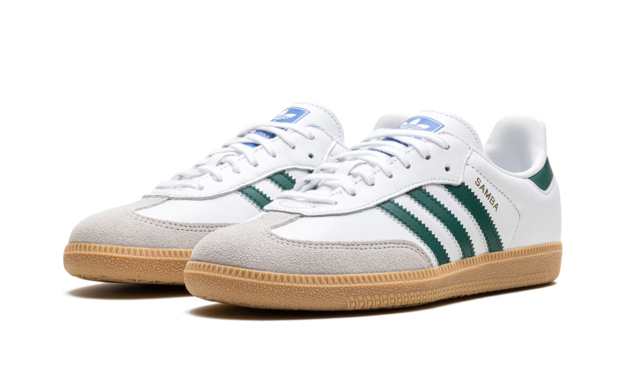 Adidas Samba OG White Collegiate Green Gum - Image 2