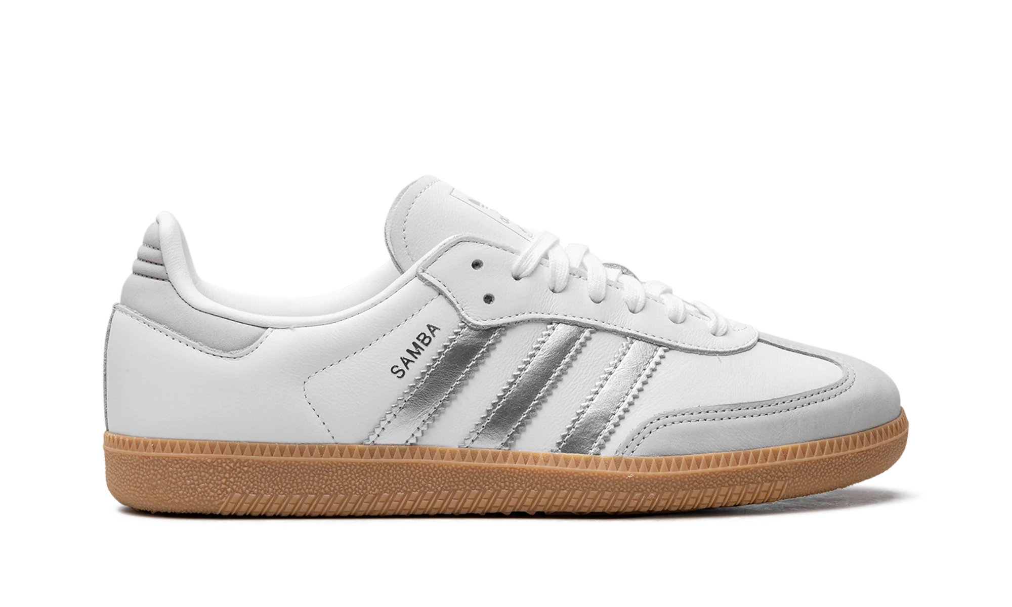 Adidas Samba OG White Silver Metallic Grey - Image 6