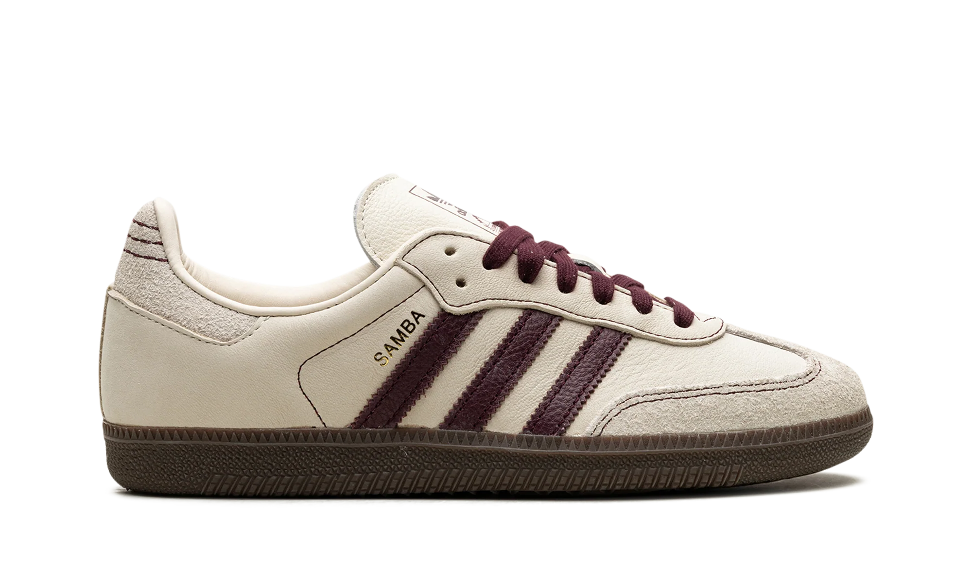 Adidas Samba OG Wonder White Maroon - Image 6