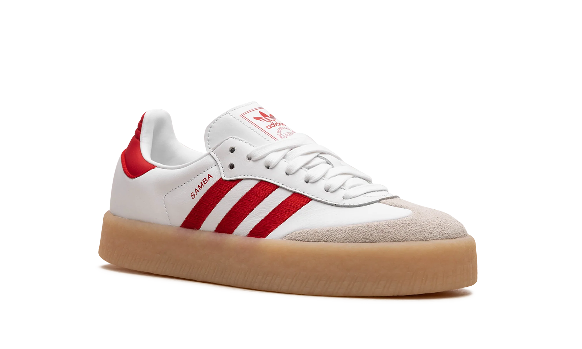 Adidas Sambae White Better Scarlet Gum - Image 7