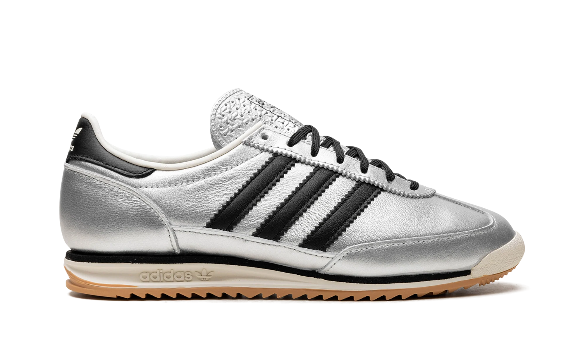 Adidas SL 72 OG Silver Metallic Black Gum - Image 6