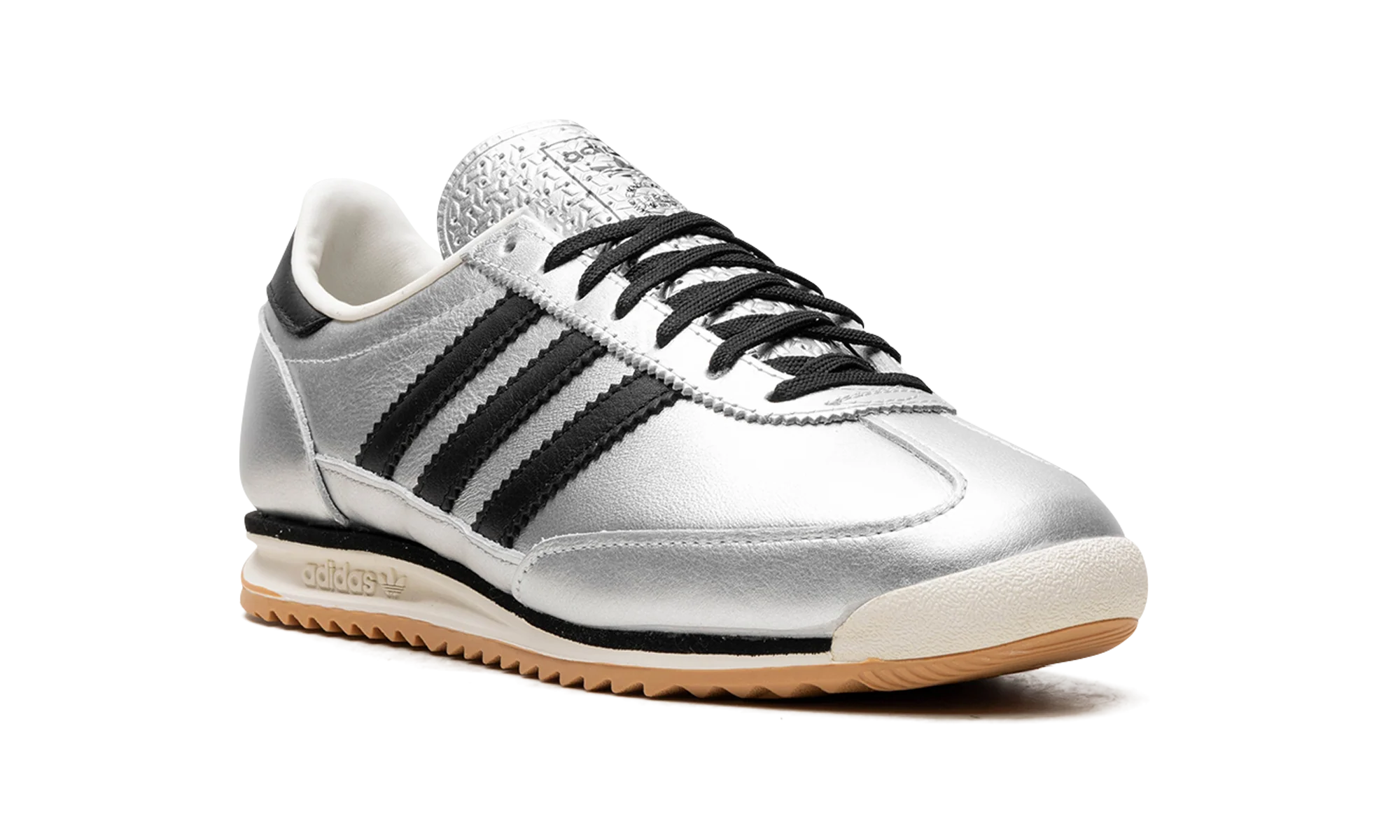 Adidas SL 72 OG Silver Metallic Black Gum - Image 7