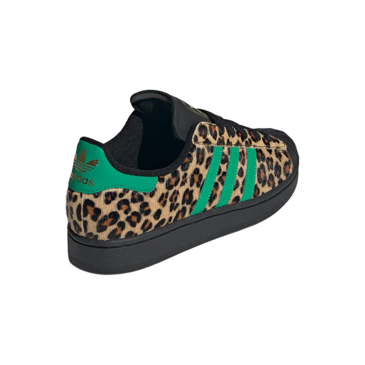 Adidas Superstar Black Green Leopard - Image 5