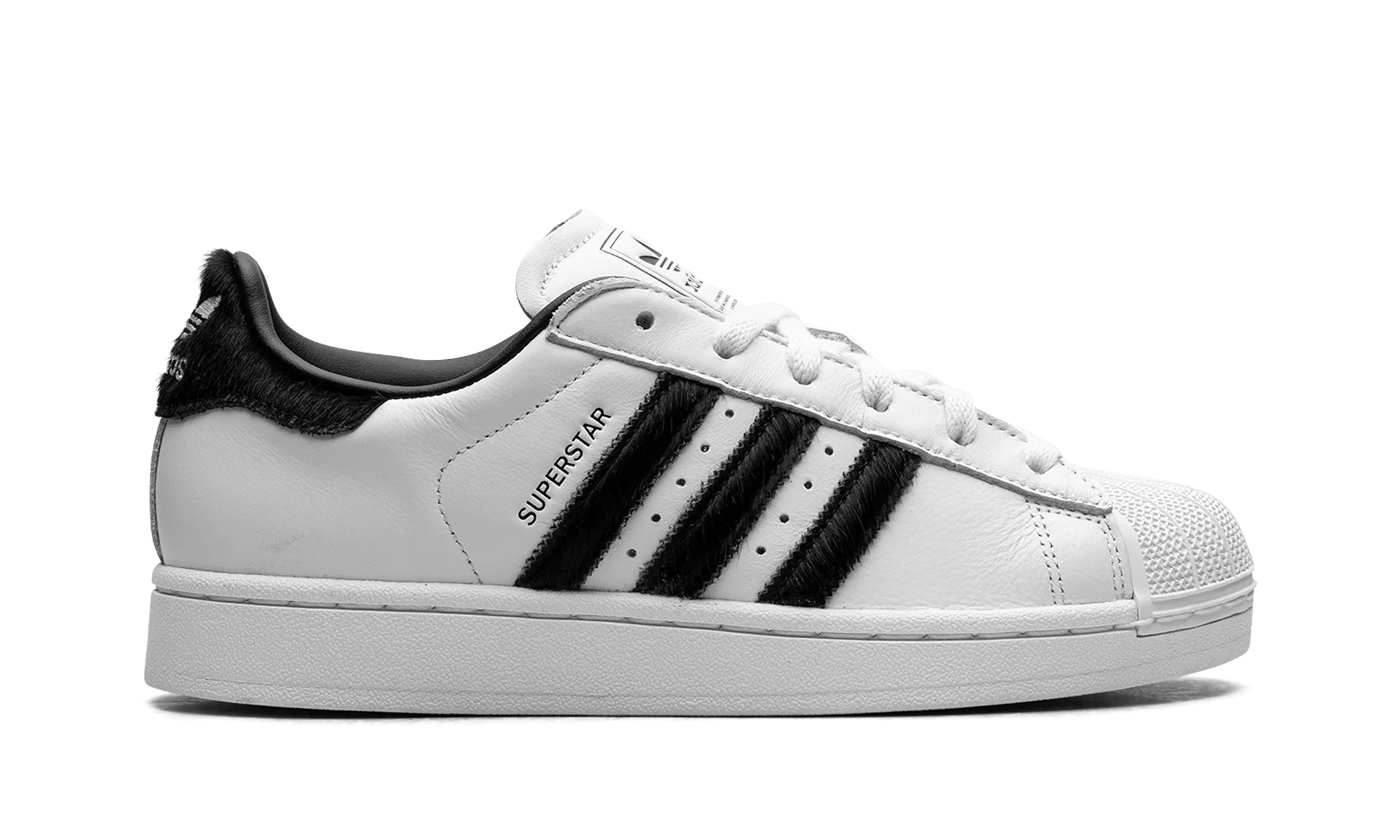 Adidas Superstar II White Black Pony Hair - Image 6