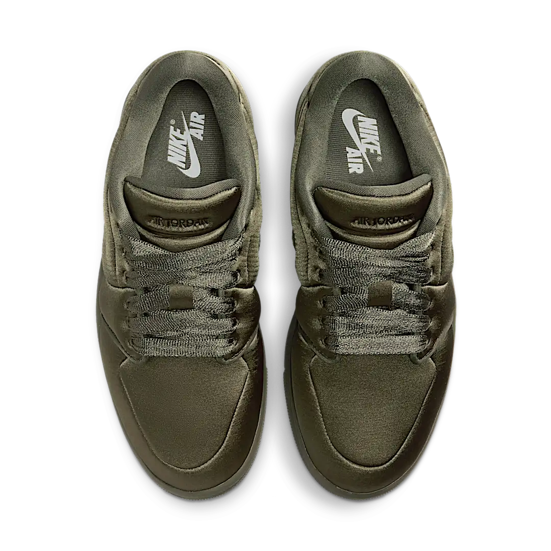 Air Jordan 1 Low Method of Make Satin Medium Olive - Image 3