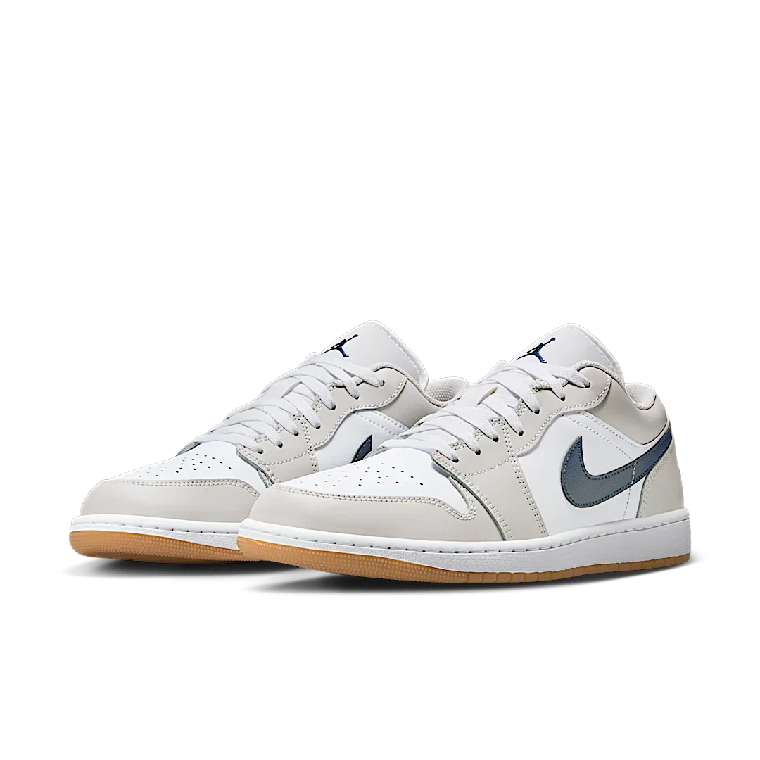 Air Jordan 1 Low Midnight Navy Neutral Grey - Image 2