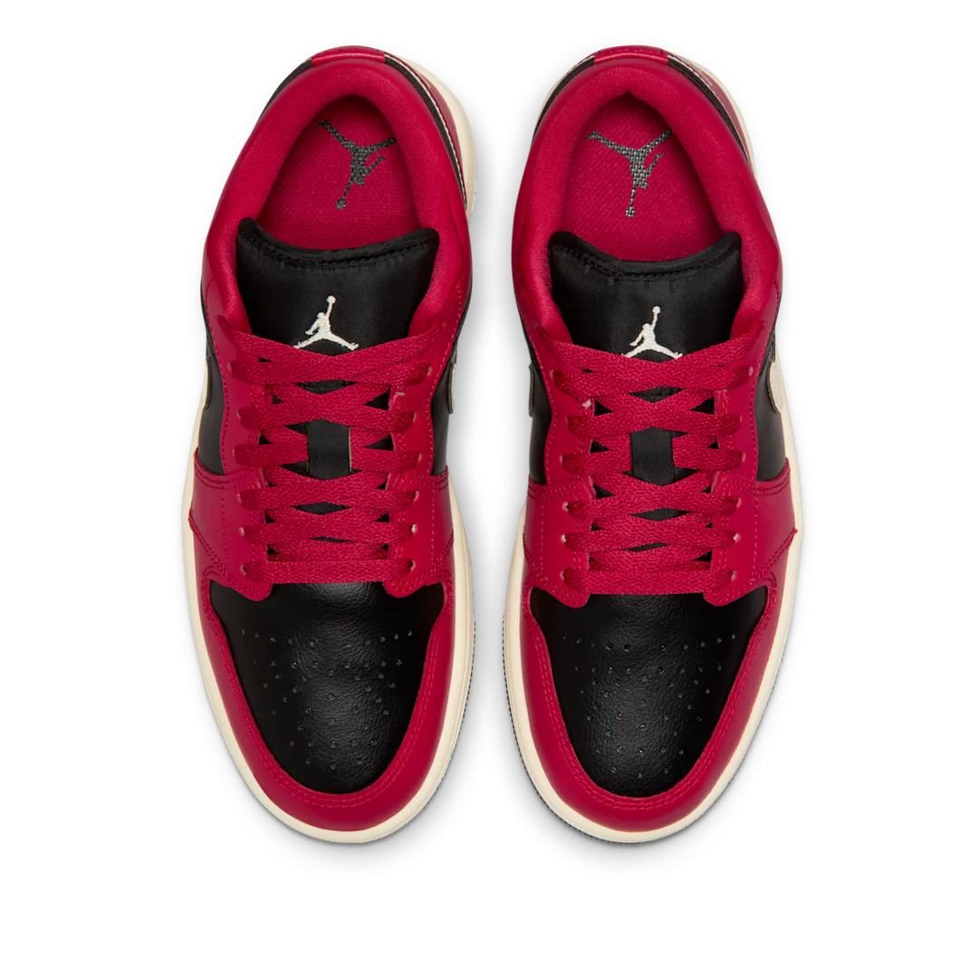 Air Jordan 1 Low Mystic Hibiscus Black - Image 3