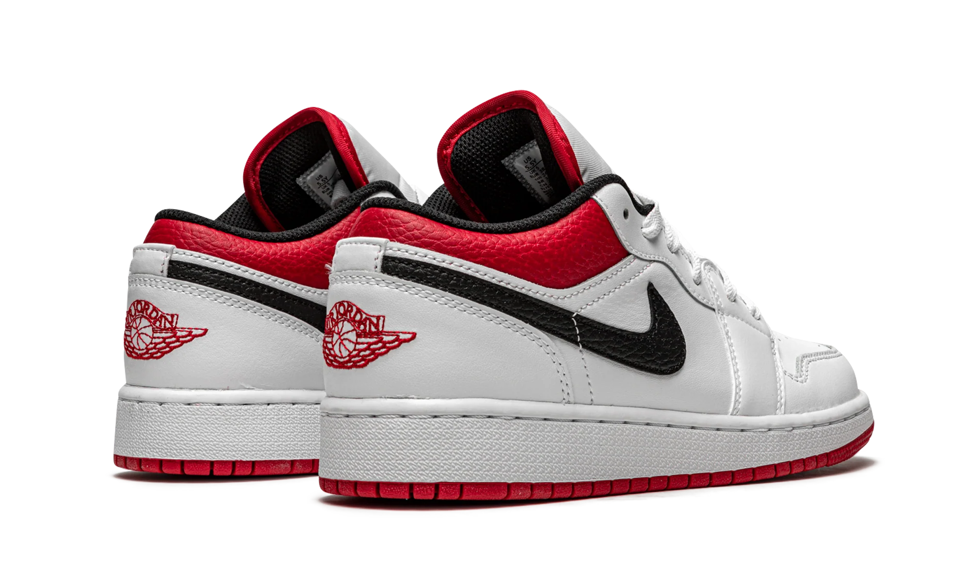 Air Jordan 1 Low White Gym Red - Image 3