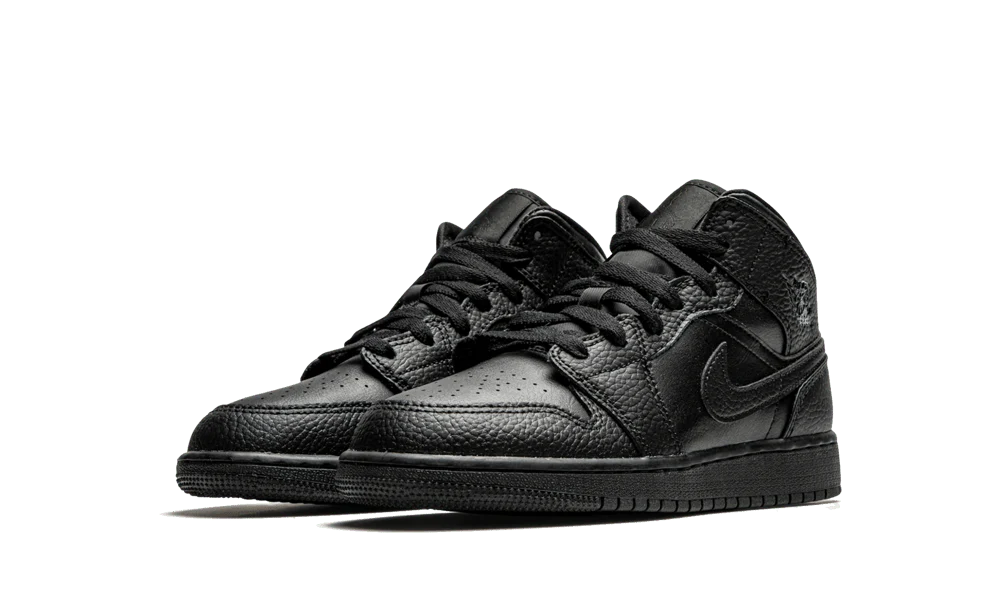Air Jordan 1 Mid Black - Image 2