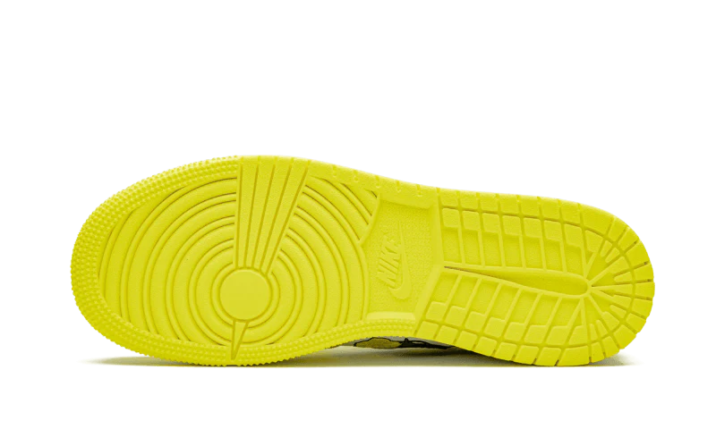 Air Jordan 1 Mid Dynamic Yellow Floral - Image 4