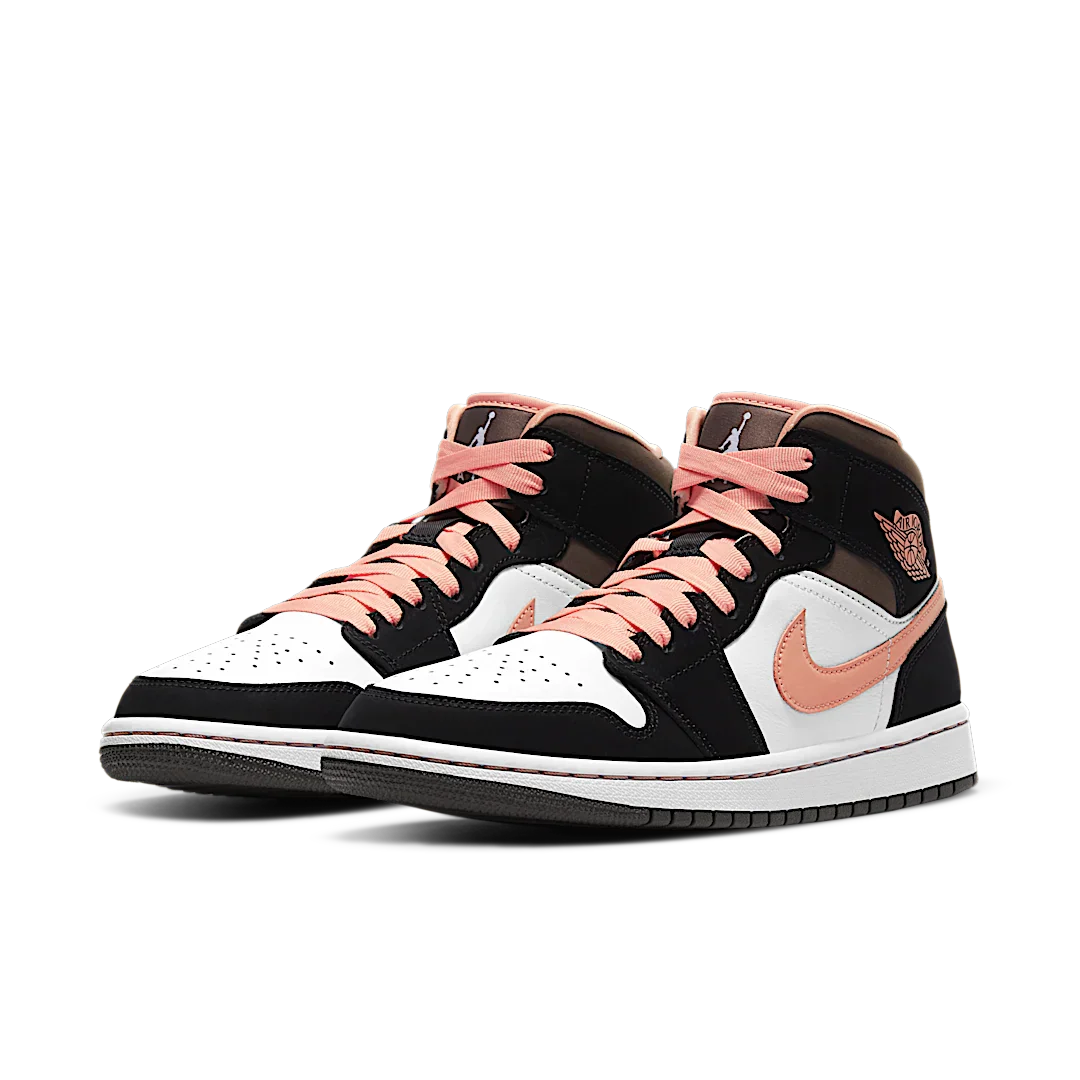 Air Jordan 1 Mid Peach Mocha - Image 2