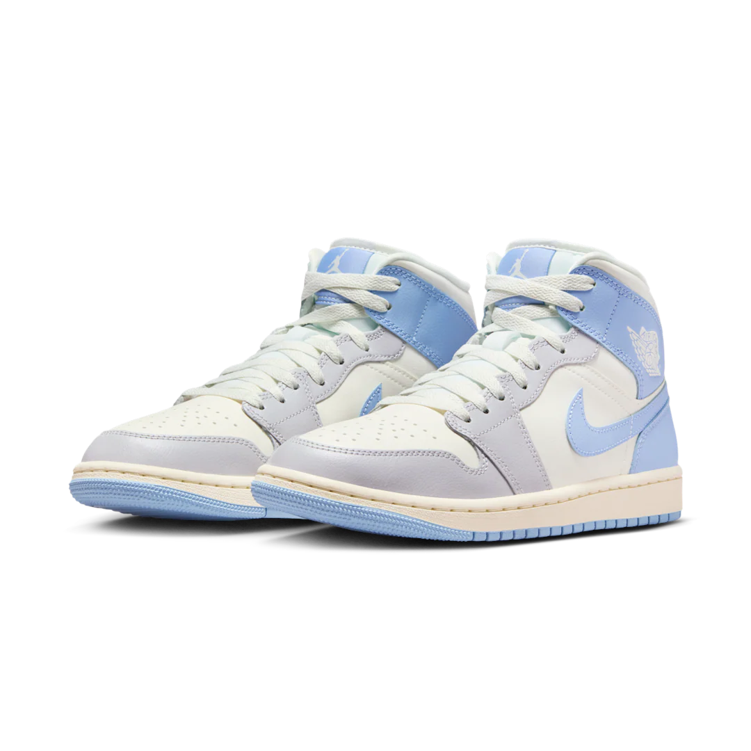Air Jordan 1 Mid Psychic Blue Sail Coconut Milk - Image 2