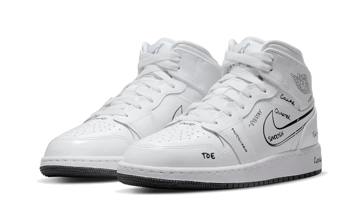 Air Jordan 1 Mid Schematic - Image 2