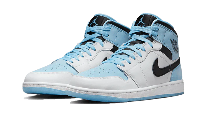 Air Jordan 1 Mid SE Ice Blue (2023) - Image 2