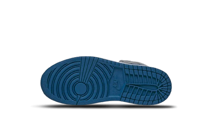 Air Jordan 1 Mid True Blue Cement (PS) - Image 2