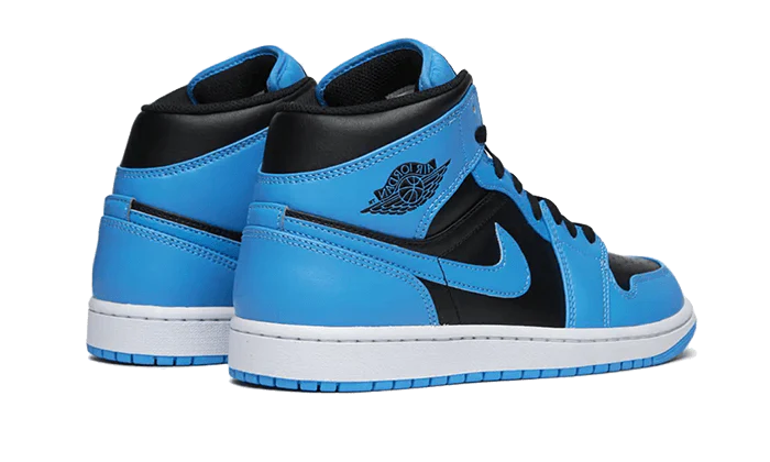 Air Jordan 1 Mid University Blue Black - Image 3