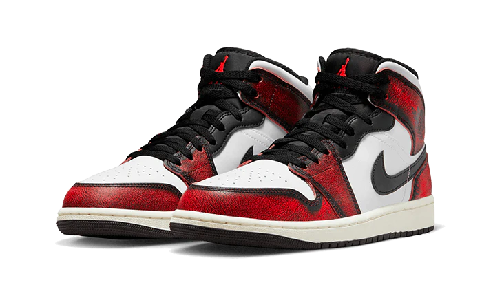 Air Jordan 1 Mid Wear-Away Chicago - Image 2