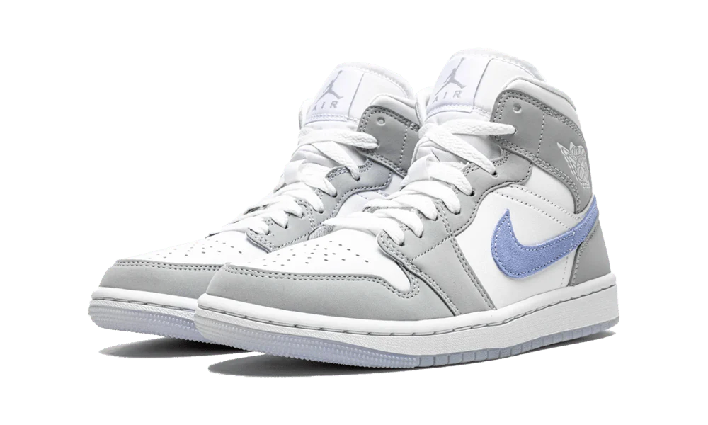 Air Jordan 1 Mid Wolf Grey Aluminum - Image 2