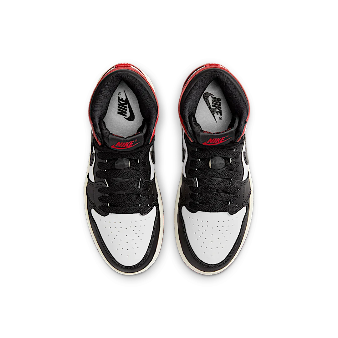 Air Jordan 1 Retro High OG Black Toe Reimagined (PS) - Image 3