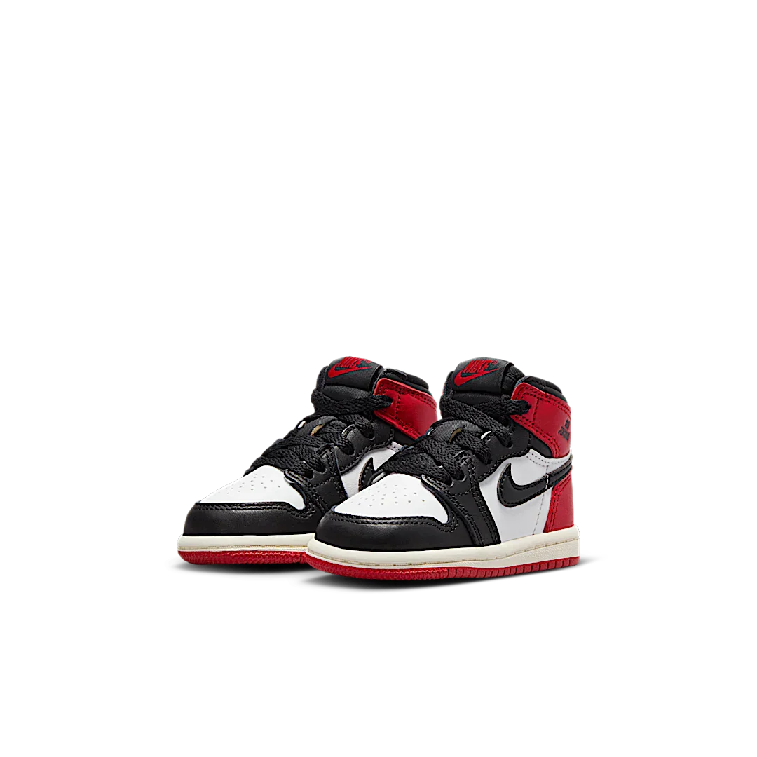 Air Jordan 1 Retro High OG Black Toe Reimagined (TD) - Image 2
