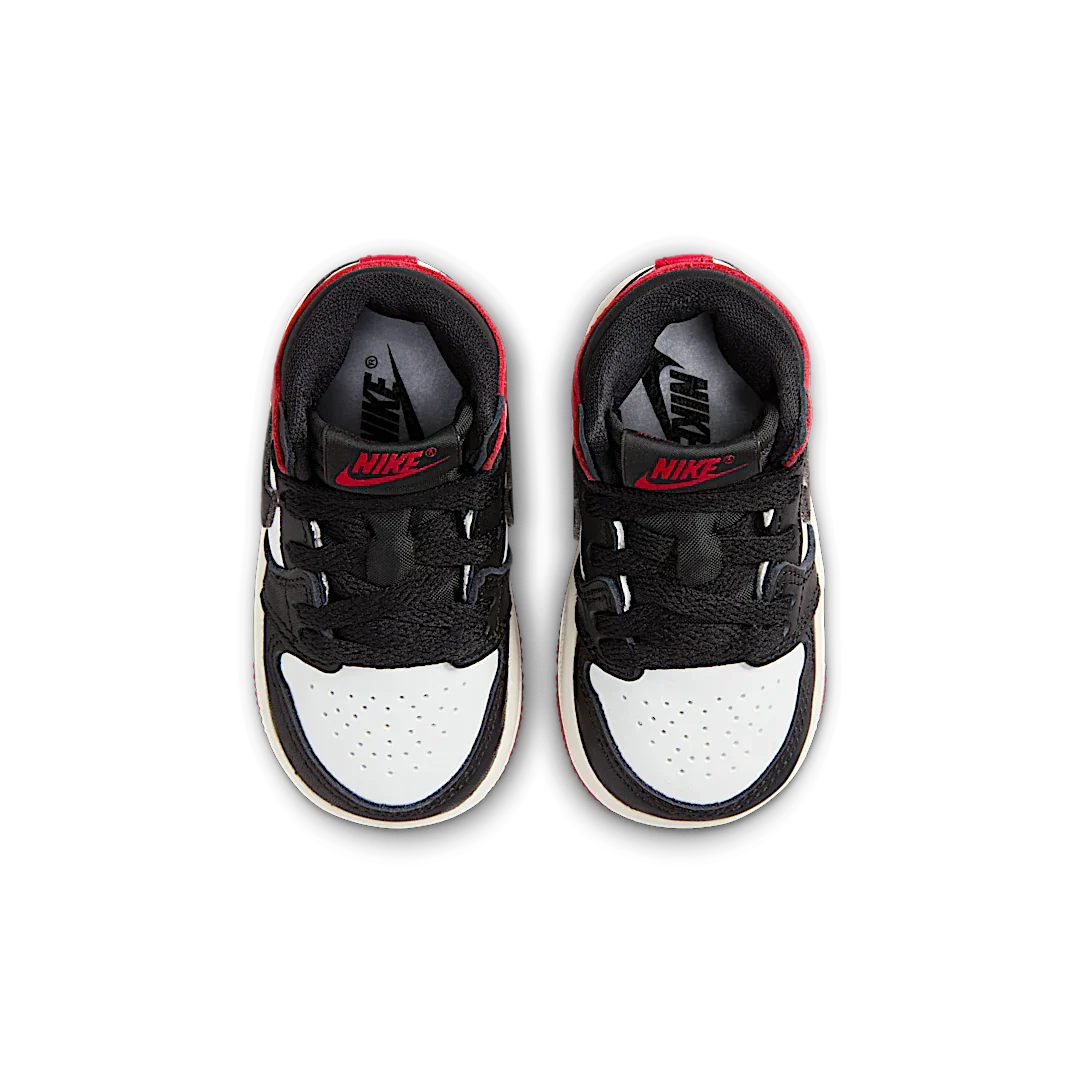 Air Jordan 1 Retro High OG Black Toe Reimagined (TD) - Image 3