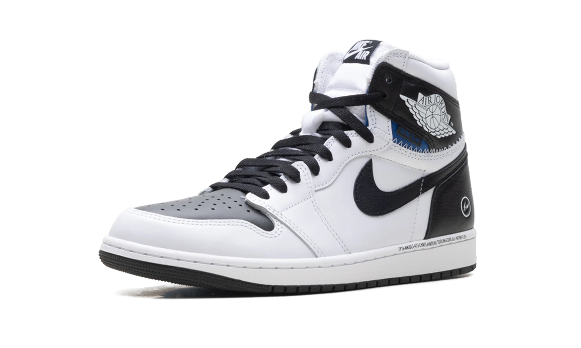 Air Jordan 1 Retro High OG SP Fragment x Union LA White Black - Image 4