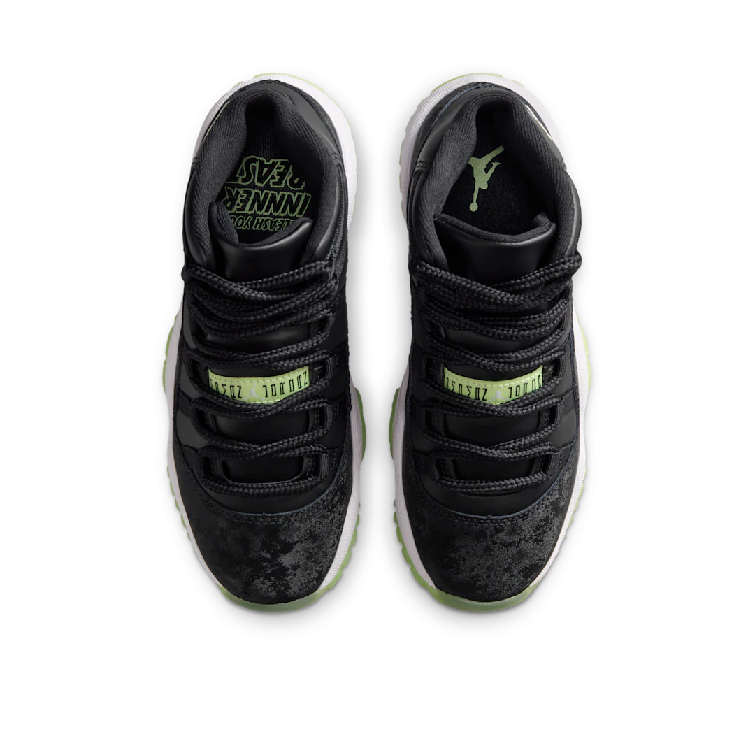Air Jordan 11 Retro Black Barely Volt - Image 3