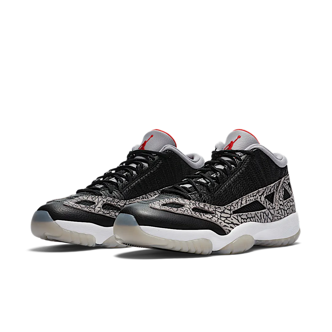 Air Jordan 11 Retro Low IE Black Cement - Image 2